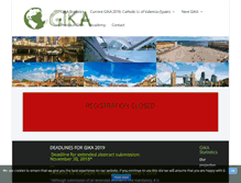 Tablet Screenshot of gika-academy.com
